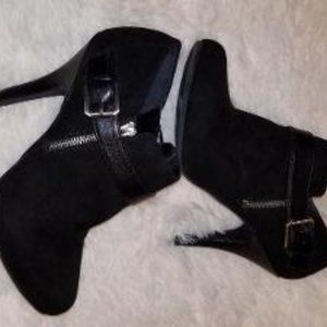Fergalicious Ankle Faux Suede Booties